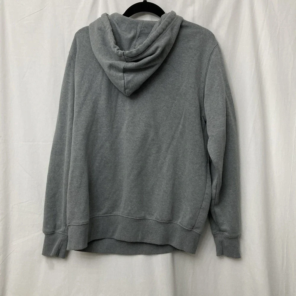 The North Face Gray Half Dome Logo Hoodie (A7R9F) w/Front Pocket - SZ M